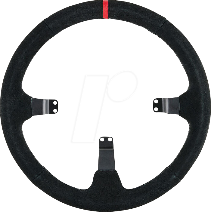 1230000173063 - ASE 035-0035029 - Asetek GT Rim gewölbt 340 mm - schwarz wildleder