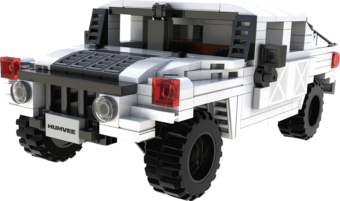 4042774474867 - 402853 - CaDA Humvee 124 weiß Bricks