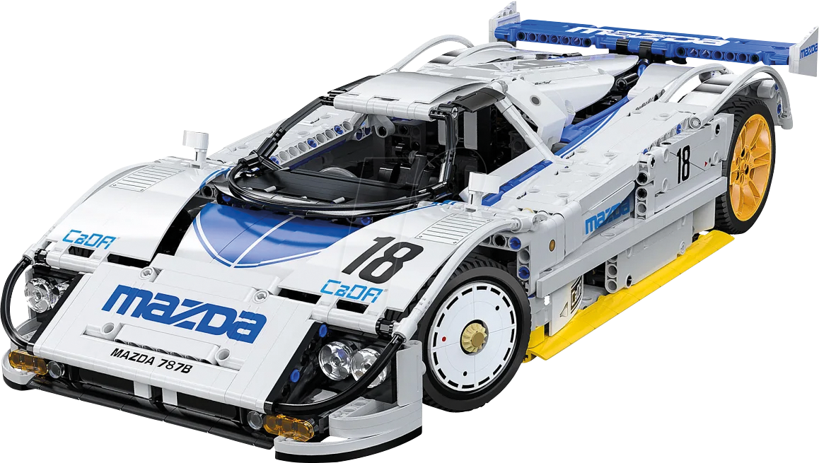 CADA 402875 - CaDA Mazda 787B 1:10 weiß Bricks