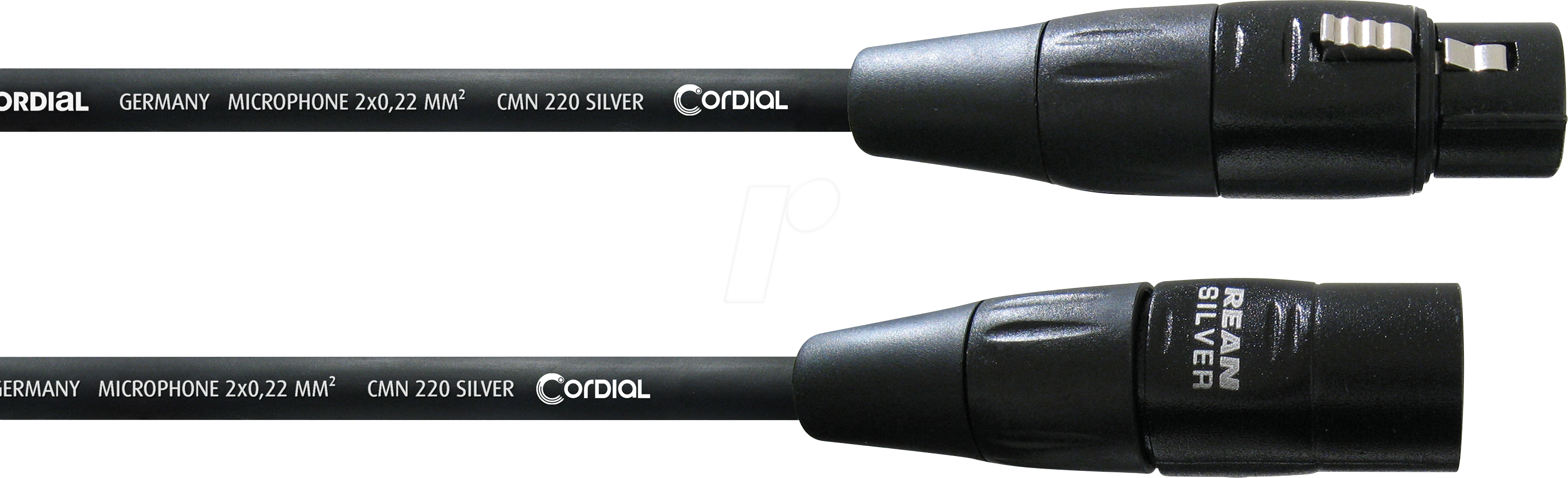 CIM 20 FM - CORDIAL 1x XLR female 3 pol, 1x XLR male 3 pol, 20,00m