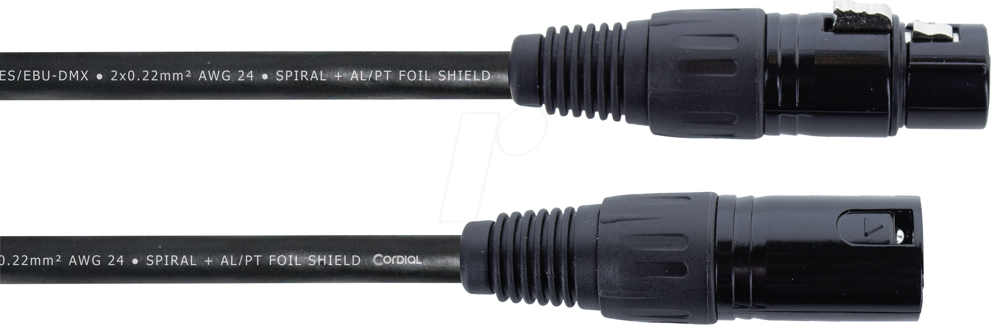 4250197658034 - ED 10 FM - DMX Kabel 3-pol XLR Stecker > 3-pol XLR Buchse 10 m