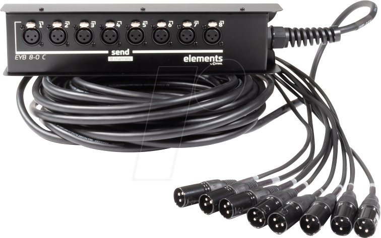 4250197658577 - EYB 8-0 C 15 - 8 Kanal (8 0) Multicore mit Stagebox 15 m