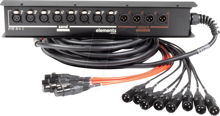 4250197655828 - EYB 8-4 C 15 - 12 Kanal (8 4) Multicore mit Stagebox 15 m