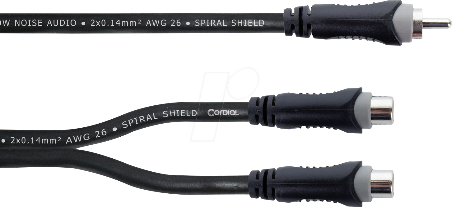 4250197657792 - EY 03 CEE - Y-Adapter Kabel Cinch Stecker > 2x Cinch Buchse 03 m