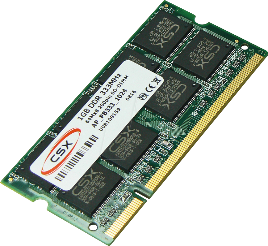 4250312501313 - 11CS0102-1002 - 1GB DDR-266MHz SODIMM 4250312501313 - 11CS0102-1002 - 1GB DDR-266MHz SODIMM
