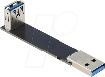 4043619674237 - DELOCK 67423 - Adapter USB 10 Gbps USB Typ-A Buchse > A-Stecker gedreht 90° un