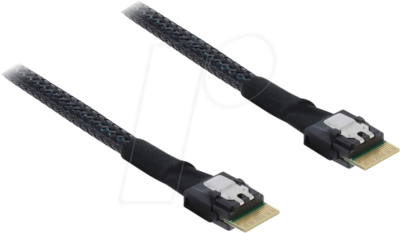 4043619830169 - DELOCK 83016 - Slim SAS SFF-8654 4i zu Slim SAS SFF-8654 4i PCIe 40 05 m