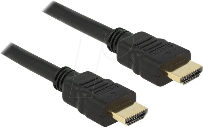 4043619847518 - - HDMI-Kabel mit Ethernet - HDMI männlich zu HDMI männlich - 50 cm - Schwarz - 4K Unterstützung