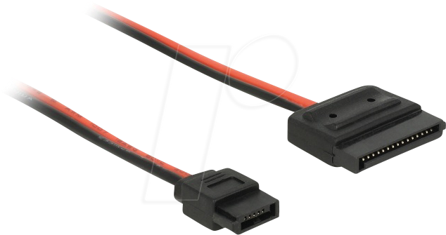 4043619848577 - DELOCK 84857 - Kabel Power SATA 15 Pin Buchse > Power Slim SATA 6 Pin Buchse 24