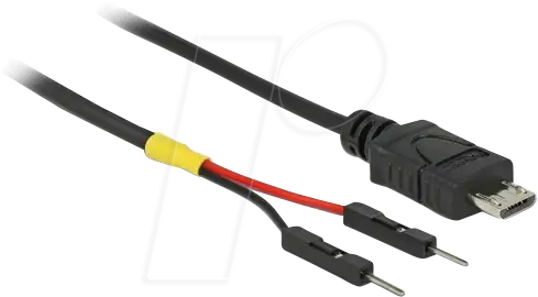 4043619854080 - DELOCK 85408 - USB Stromkabel Micro-B auf 2x 1-pin Header 30 cm
