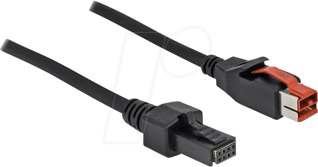 4043619859542 - DELOCK 85954 - PoweredUSB Kabel Stecker 24V > 2 x 4 Pin Stecker 5 m