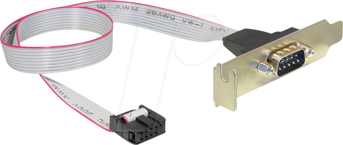 Image of DELOCK 89300 - Delock Low Profile Slotblech > 1 x Seriell Belegung: 1:1
