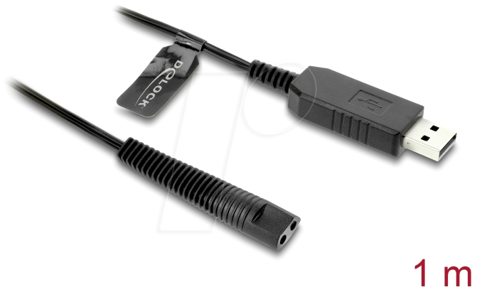 4043619909803 - DELOCK 90980 - Rasierer Ladegerät Ersatzkabel Braun  10 m