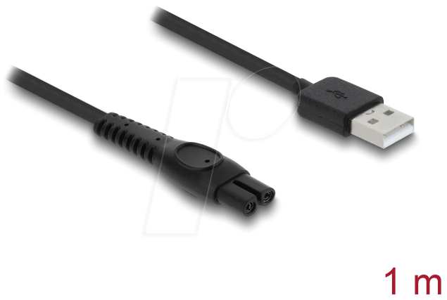 4043619909810 - DELOCK 90981 - Rasierer Ladegerät Ersatzkabel Philips 10 m