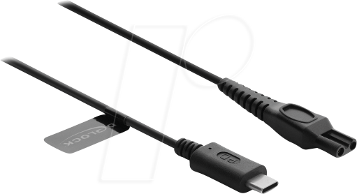Delock USB Type-Câ„¢ Ladekabel 15 V für Elektrorasierer kompatibel mit Philips OneBlade Pro 360 HQ7 HQ8 HQ9 Serie Rasierer Ladegerät Ersatzkabel 1 m