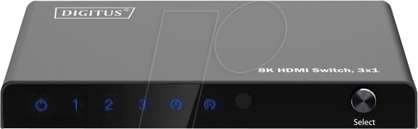 Image of DIGI 55333 - 3x1 HDMI Switch, 8K 60Hz