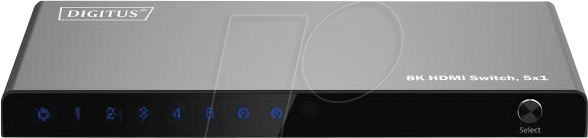 Image of DIGI 55334 - 5x1 HDMI Switch, 8K 60Hz
