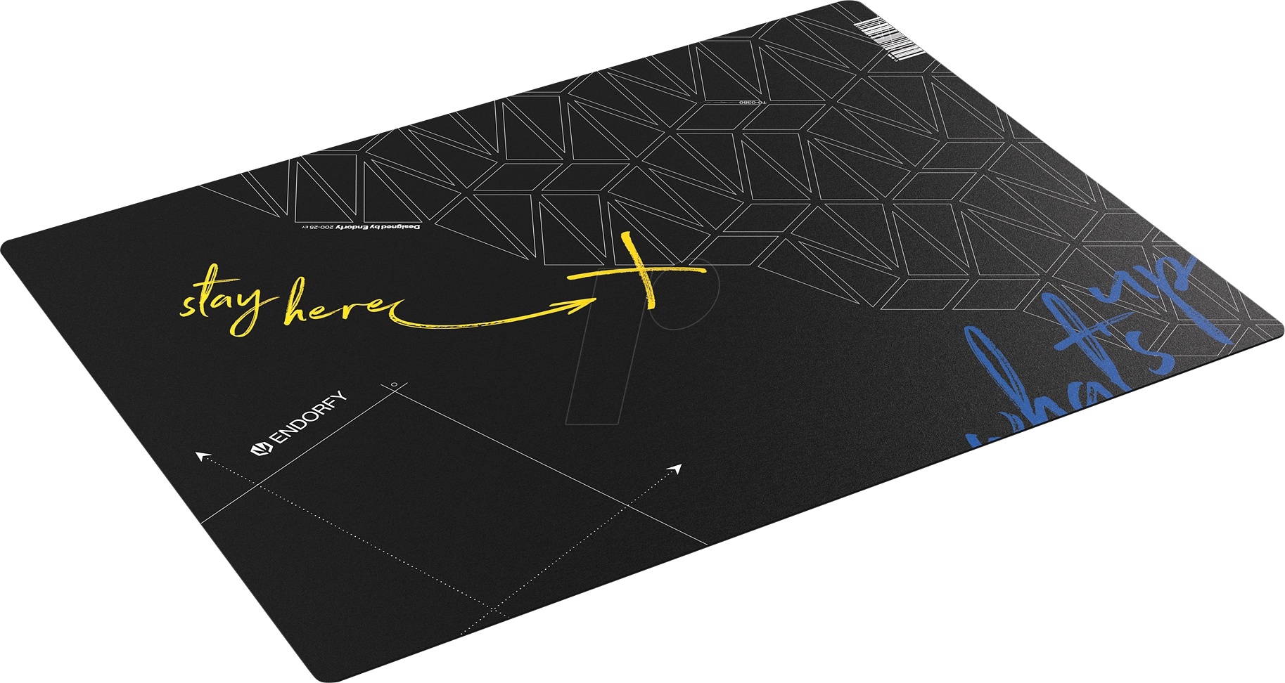 ENDORFY FP120R - floor mat - rectangular - 90 x 120 cm - black