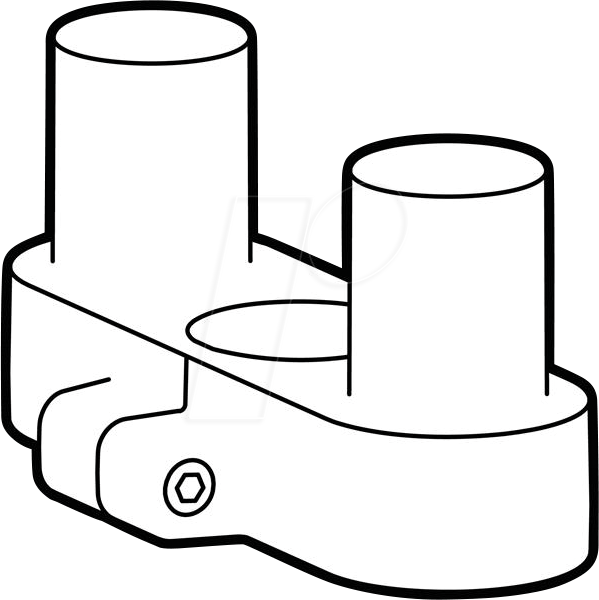 ET 98-745-290 - Ergotron LX Pro Dual Side-by-Side Manschette, weiß