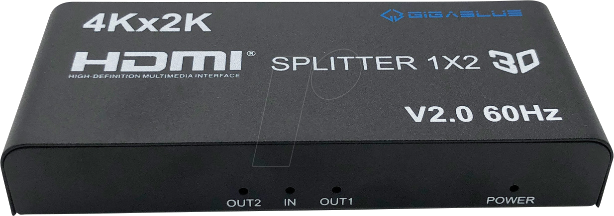4260190963691 - GBL HDMIGB 002 - GigaBlue Ultra 4K *HDMI 20 HDR* Splitter 1in-2out 4K 60Hz 4260190963691 - GBL HDMIGB 002 - GigaBlue Ultra 4K *HDMI 20 HDR* Splitter 1in-2out 4K 60Hz