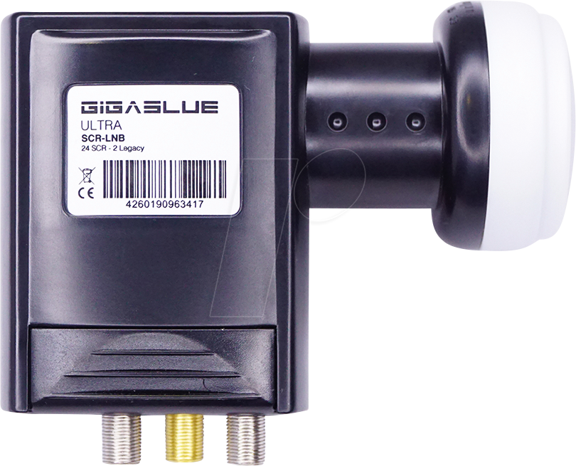 4260190963417 - GBL SATLNBTWI012 - GigaBlue Ultra SCR-LNB 24 SCR - 2 Legacy UHD 4K LNB 4260190963417 - GBL SATLNBTWI012 - GigaBlue Ultra SCR-LNB 24 SCR - 2 Legacy UHD 4K LNB