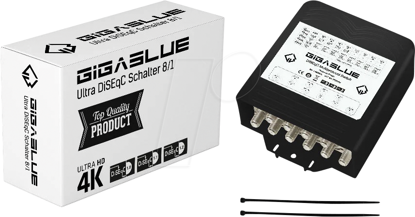 4260190963622 - SATDIESQC 003 - GigaBlue Ultra DiSEqC Schalter 8 1 mit Wetterschutzgehäuse