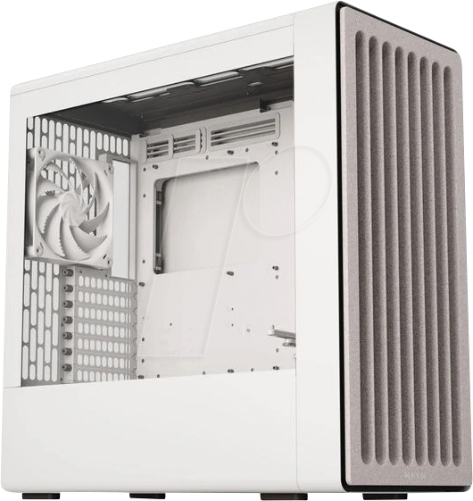 HAVN 13641 - HAVN BF 360 Flow Midi-Tower, E-ATX, Glas, weiß
