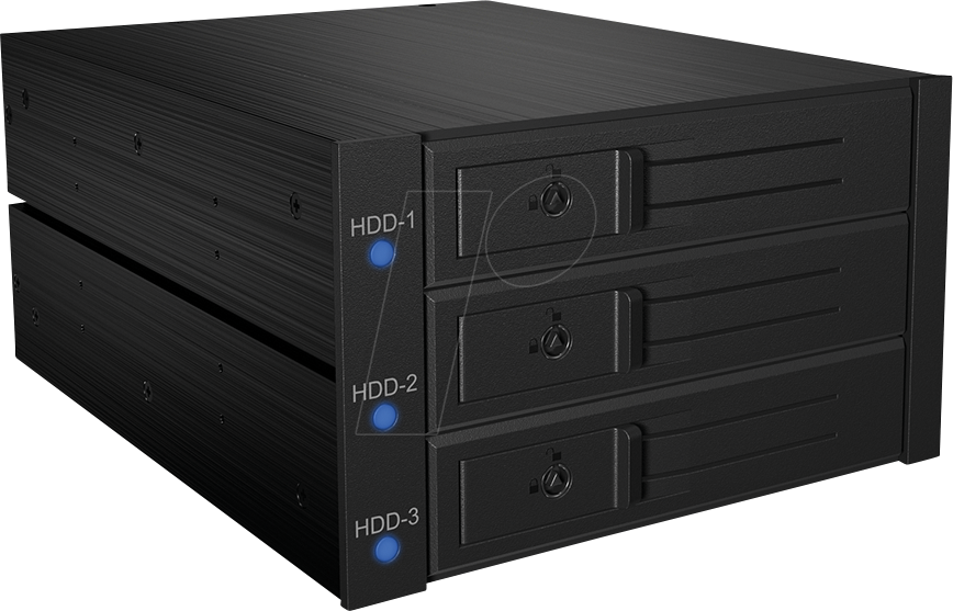 4250078173533 - ICY 573SSK-12G - Wechselrahmen 3x SATA 35 HDD für 2x 525 Hot Swap