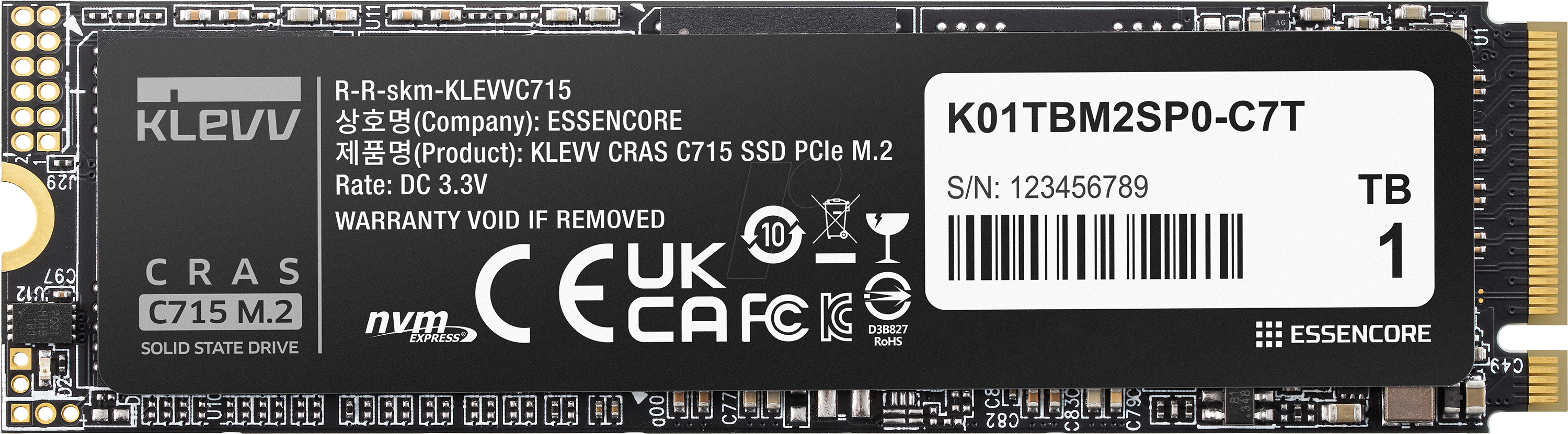 KLEVV C715 256G - SSD KLEVV C715 M.2  256GB PCIe Gen3x4 2280