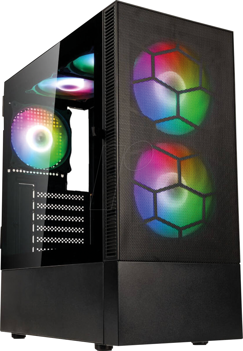 KOLINK 05822 - Kolink Observatory MX Mesh ARGB Midi-Tower - schwarz