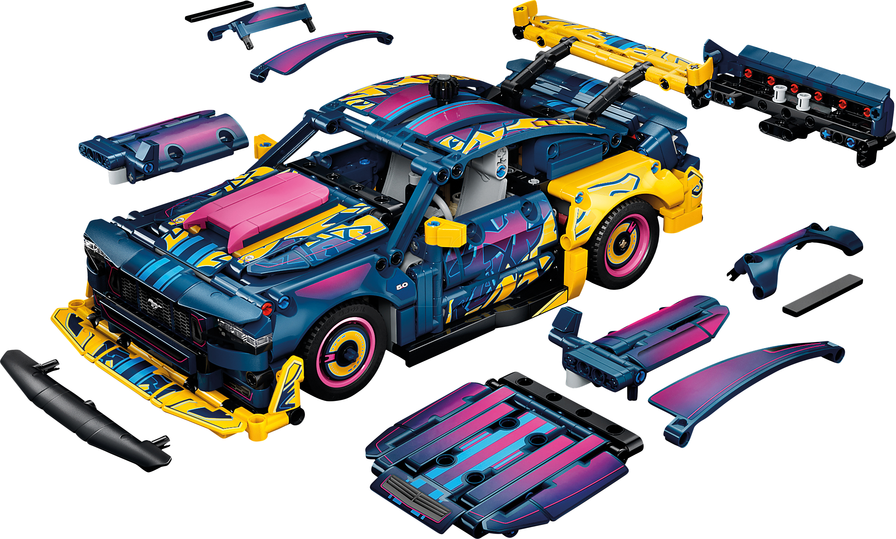 Image of LEGO 42236 - LEGO® Technic - Ford Mustang GT Auto aus der Tuning-Werkstatt