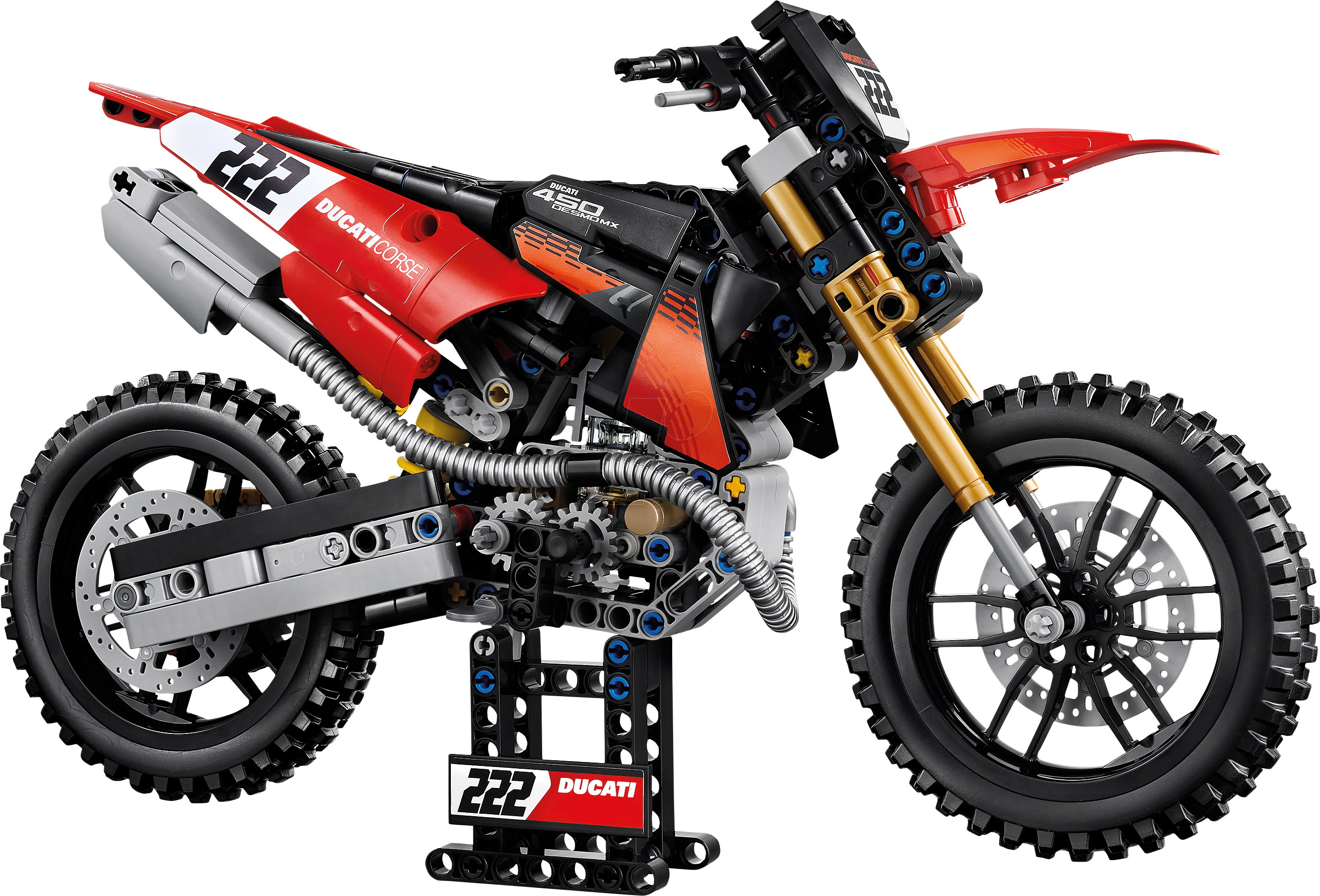 Image of LEGO 42238 - LEGO® Technic - Ducati Desmo450 MX Factory Motorrad