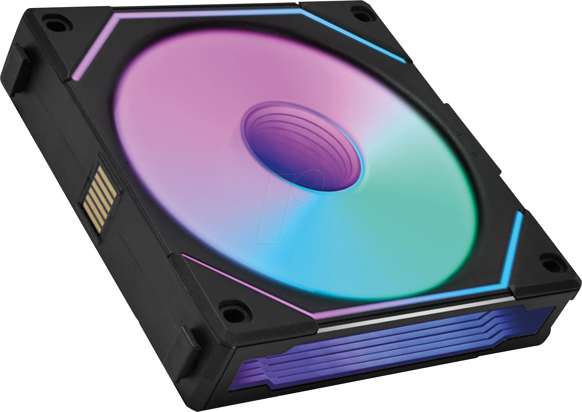 4718466013194 - UNI FAN SL-INF 120 ARGB Reverse Blade PWM Lüfter - 120mm schwarz PC-Gehäuse-Lüfter Schwarz (B x H x T) 120 x 122 x 25 mm