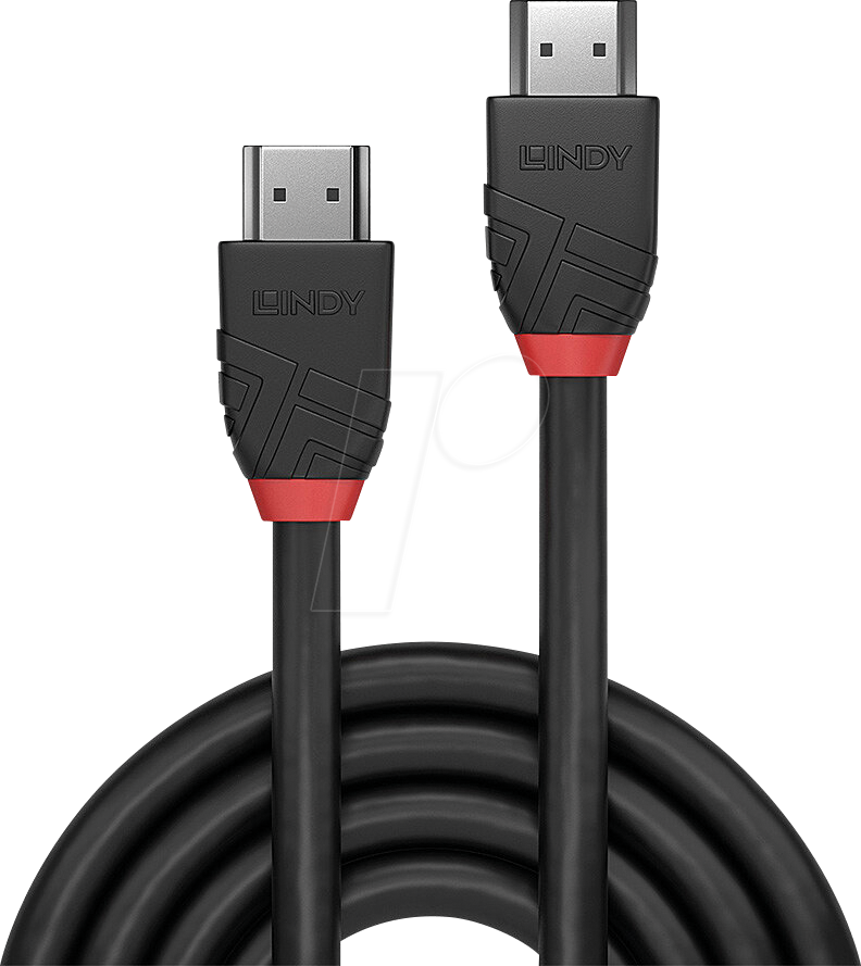LINDY 37255 - HDMI Kabel - Black Line, 8K60Hz, 7,50 m