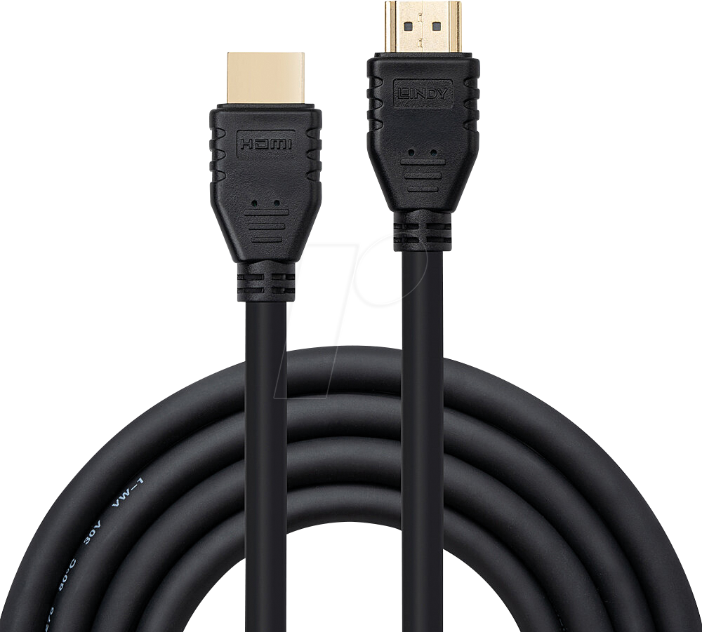 LINDY 37315 - HDMI Kabel - Flexibel, 4K60Hz, 0.5m