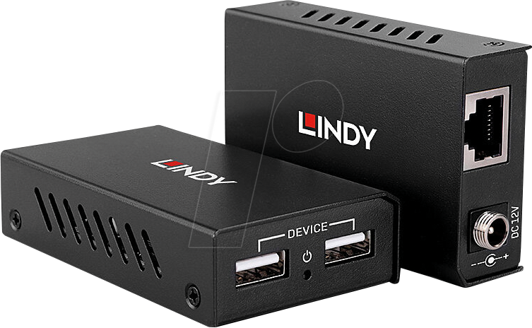 LINDY 43408 - USB 2.0 Cat. 6 Extender, 100m, 2 Port