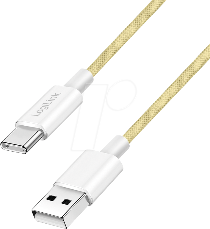 4052792077926 - LOGILINK CU0334 - Sync- & Ladekabel USB-C -> A 60 W gelb 15 m