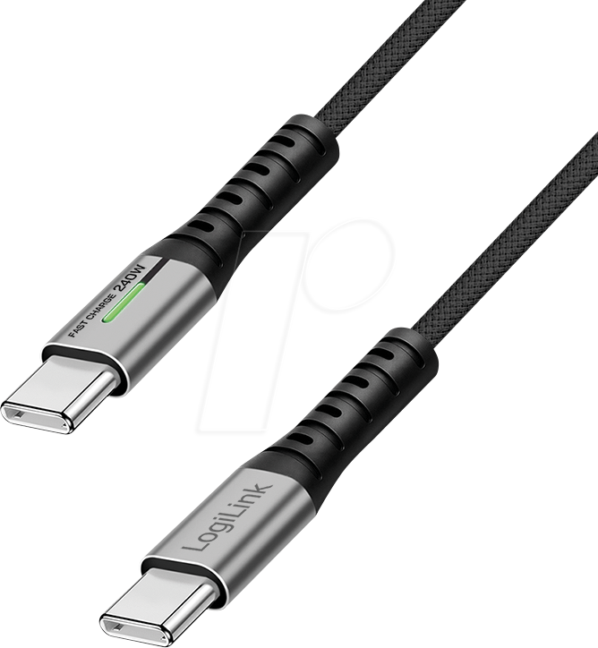 4052792080193 - LOGILINK CU0441 - Sync- & Ladekabel USB-C -> C 05 m schwarz