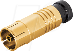MATR FSQ2GL - IEC-Kompressionskupplung für 6,8 - 7,2 mm, goldfarben