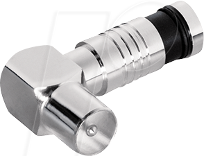 MATR FSQW1L - IEC-Winkelkompressionsstecker 6,8 - 7,2 mm