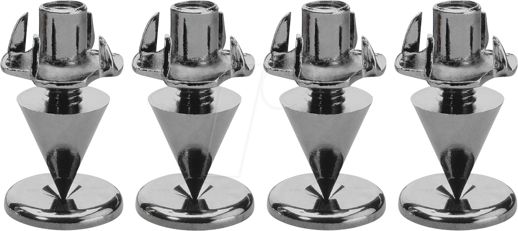 MON SPS-10/SC - LS-Spike-Set (4er), 16 mm, chrom
