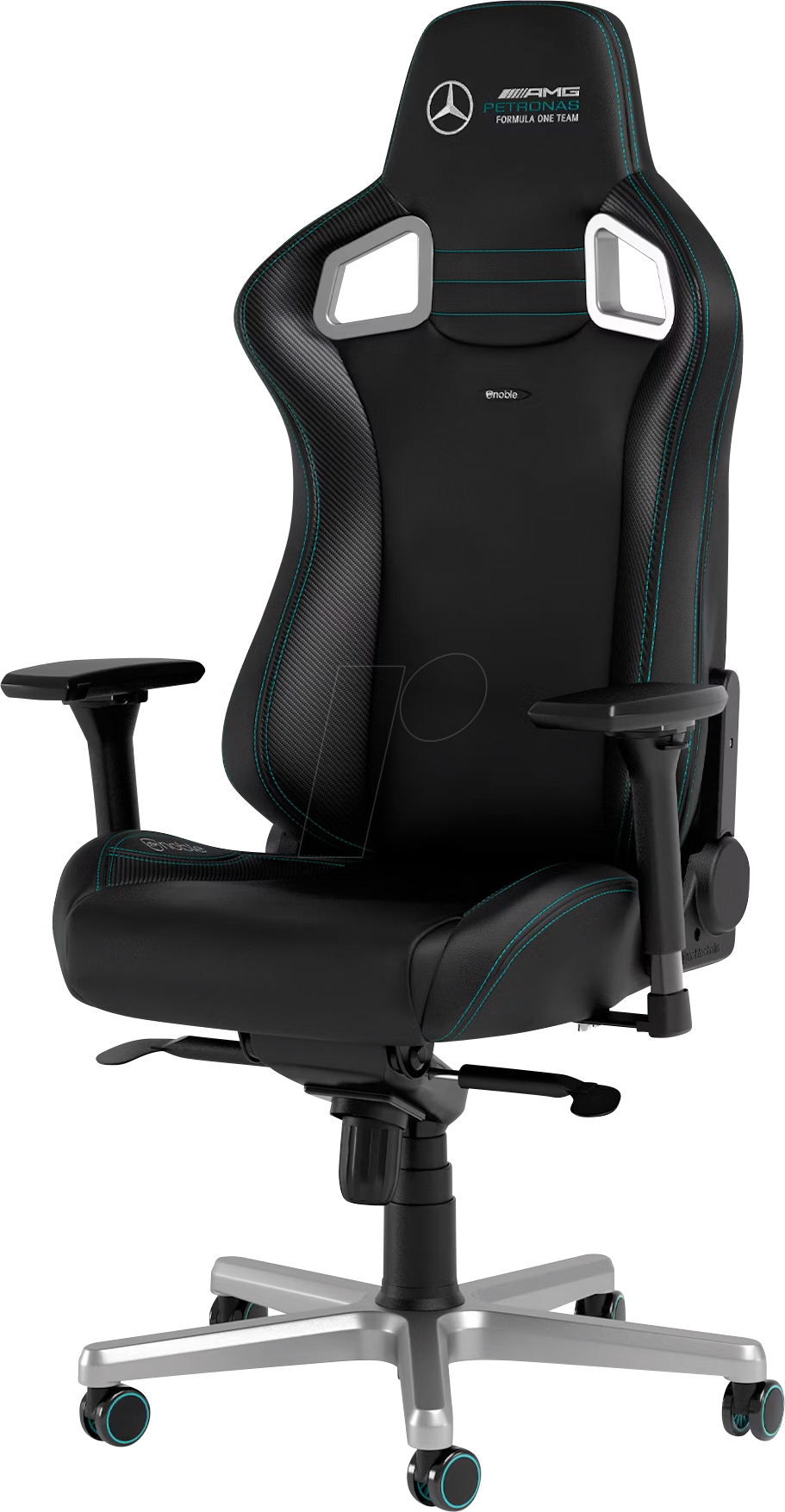 EPIC Gaming Chair - Mercedes Motorsport 2021 Edition Gaming Stuhl - PU-Leder - Bis zu 120 kg