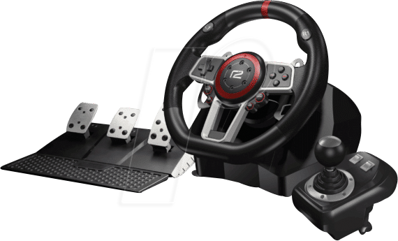 4260122886234 - READY2GAMING Lenkrad Multi System Racing Wheel Pro Spielecontroller schwarz Gaming-Zubehör