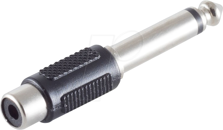 SHVP BS57000 - Klinkenstecker Mono 6,3mm auf Cinchkupplung