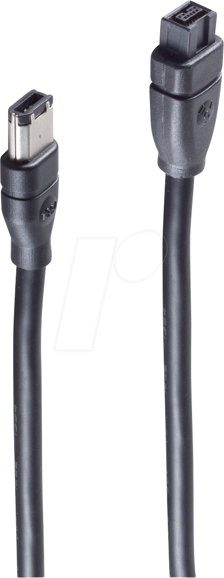 SHVP BS77321 - FireWire B 9 Pin Stecker / A 6 Pin Stecker 1,0m