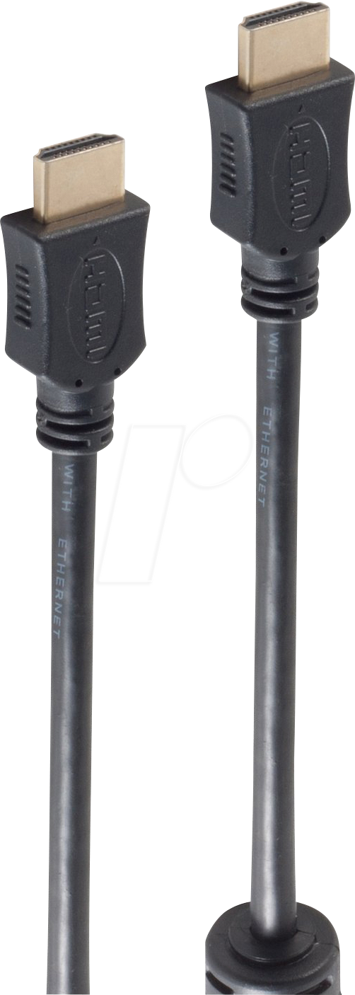 SHVP BS77470-F - HDMI A-Kabel mit Ferrit, 4k 60Hz, 1,0m