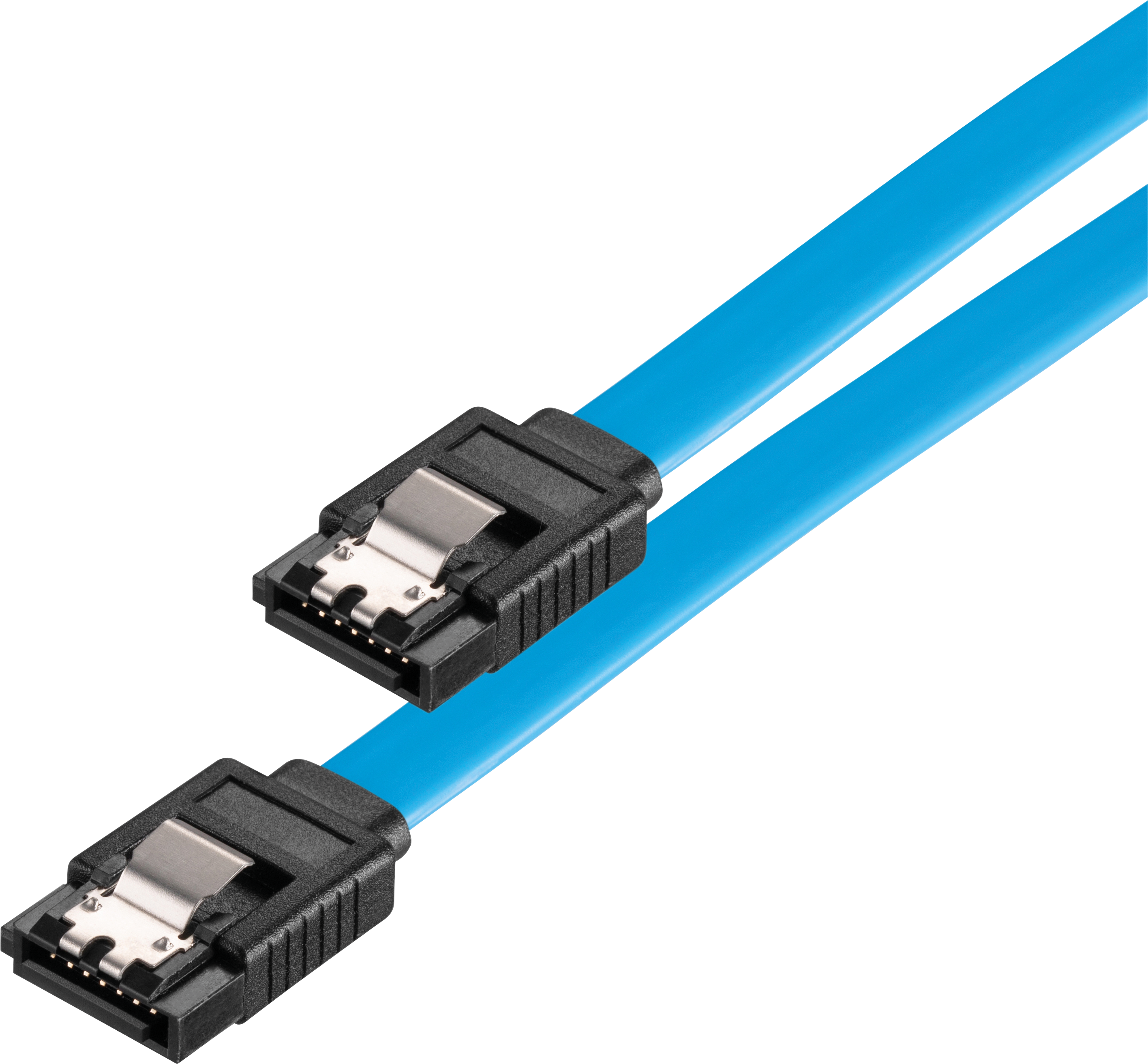 4251364734469 - X-SATA010-050B - Kabel SATA 6 Gb s St > St  50 cm blau