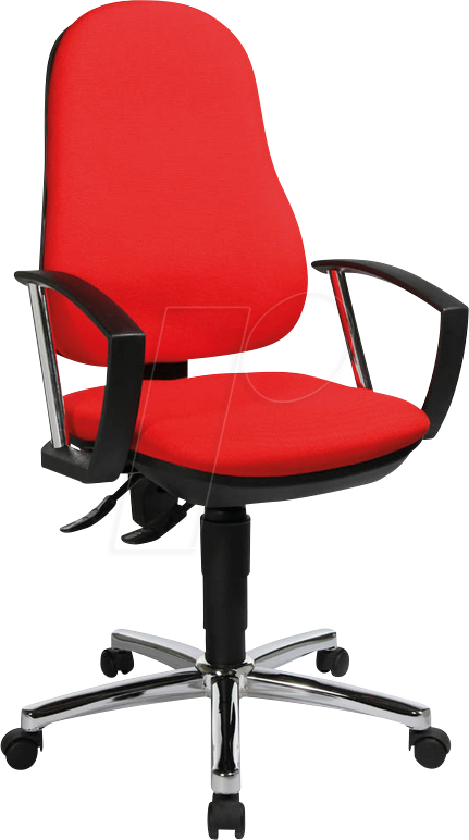 TOPSTAR Topstar Support® P Deluxe office chair, red | Office swivel ...