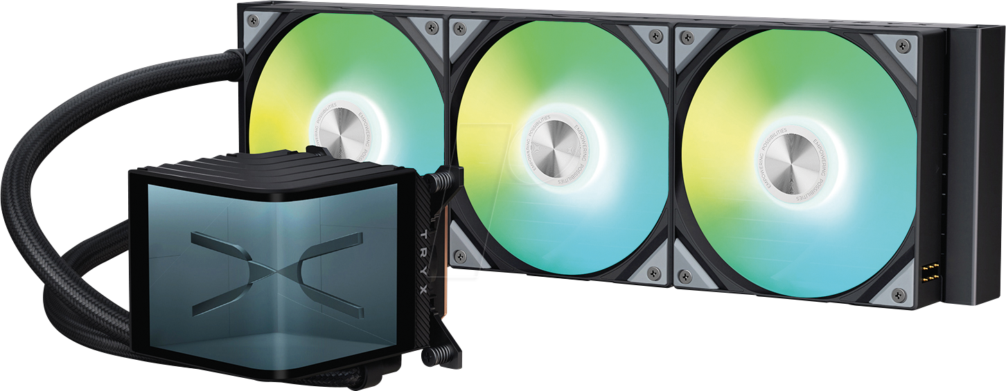 Tryx PANORAMA Upgraded 360mm AIO black - CPU-Wasserkühlung - Max 28 dBA