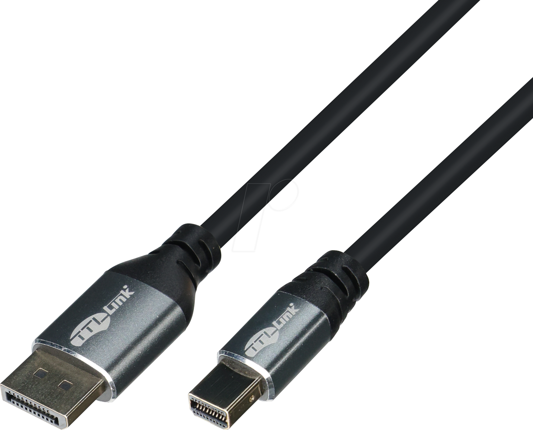 TTL MDPDPMME2,0M - MiniDisplayPort 1.4 > DP, 8K60Hz, schwarz, 2,0m